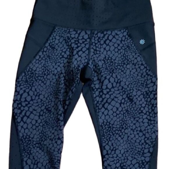 Athleta Crocodile Stealth TruCool Capri Leggings Small - Picture 11 of 16